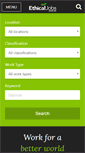 Mobile Screenshot of ethicaljobs.com.au